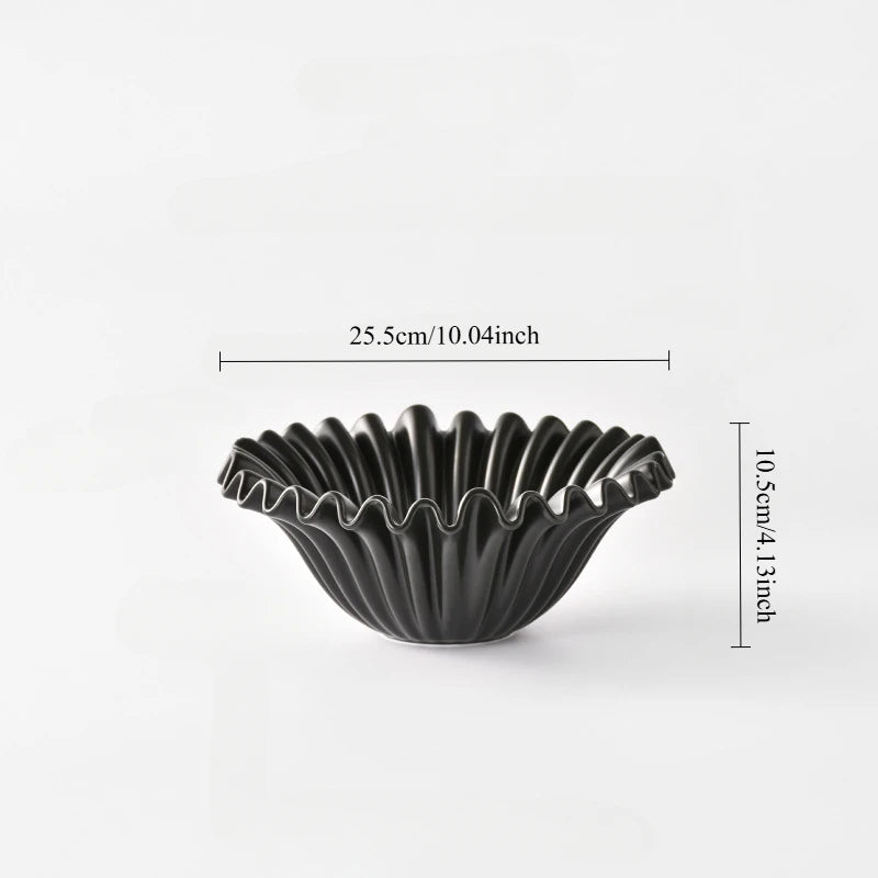 Saladier Noir Dentelle