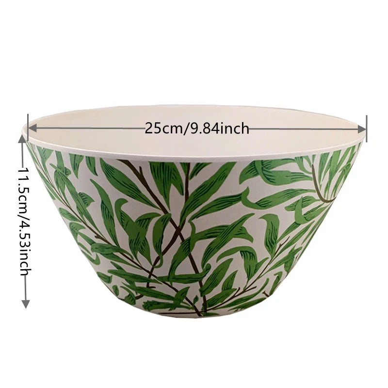 Saladier Vintage Floral Vert