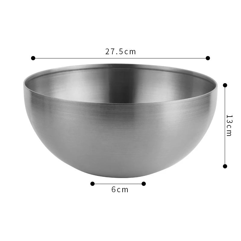 grand saladier inox argent