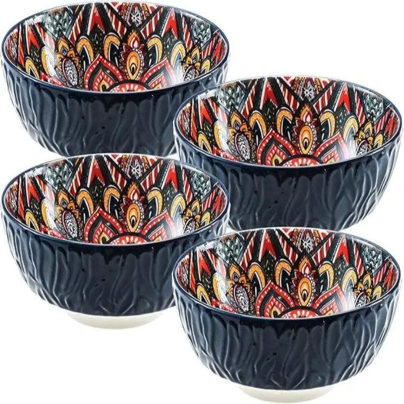 lot de 4 saladier bleu