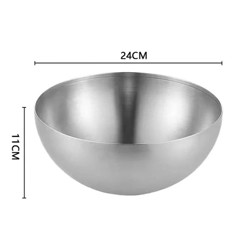 saladier argenté 24 cm