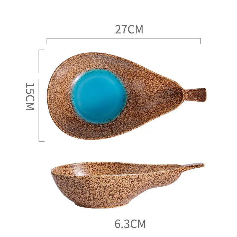saladier beige poire