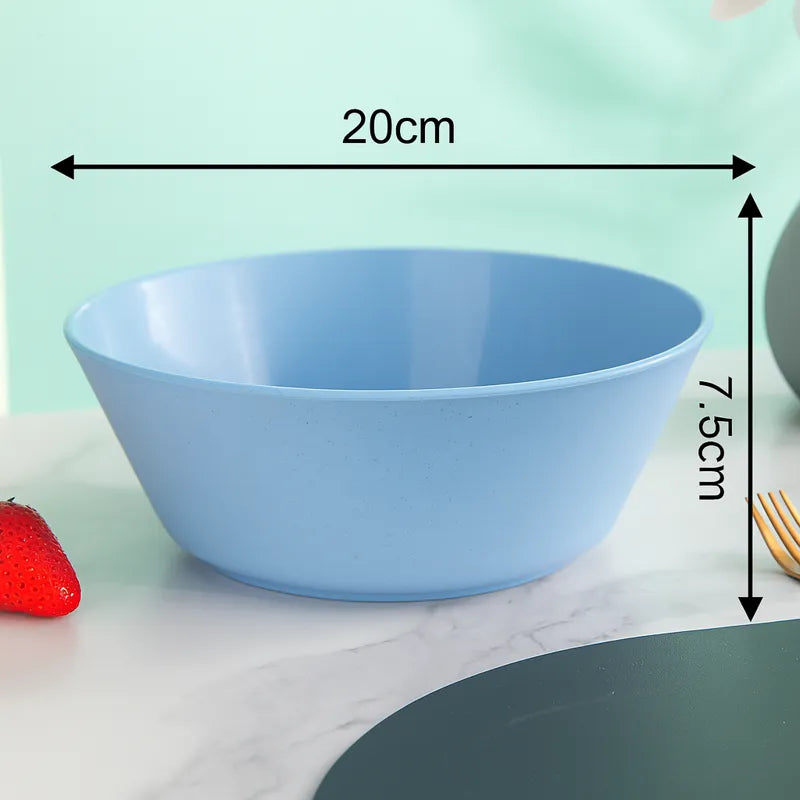 saladier bleu en plastique
