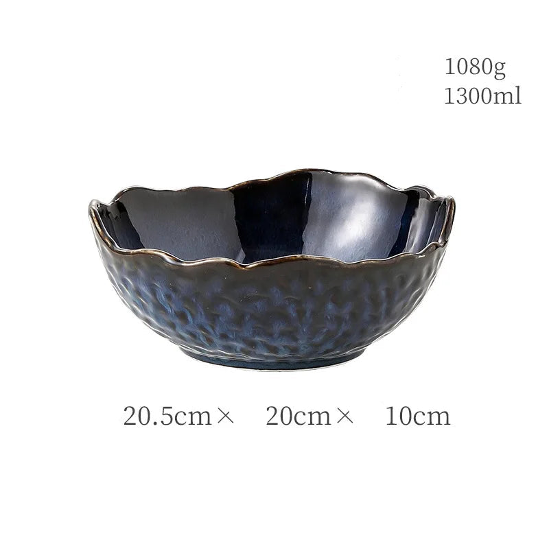 saladier bleu fonce