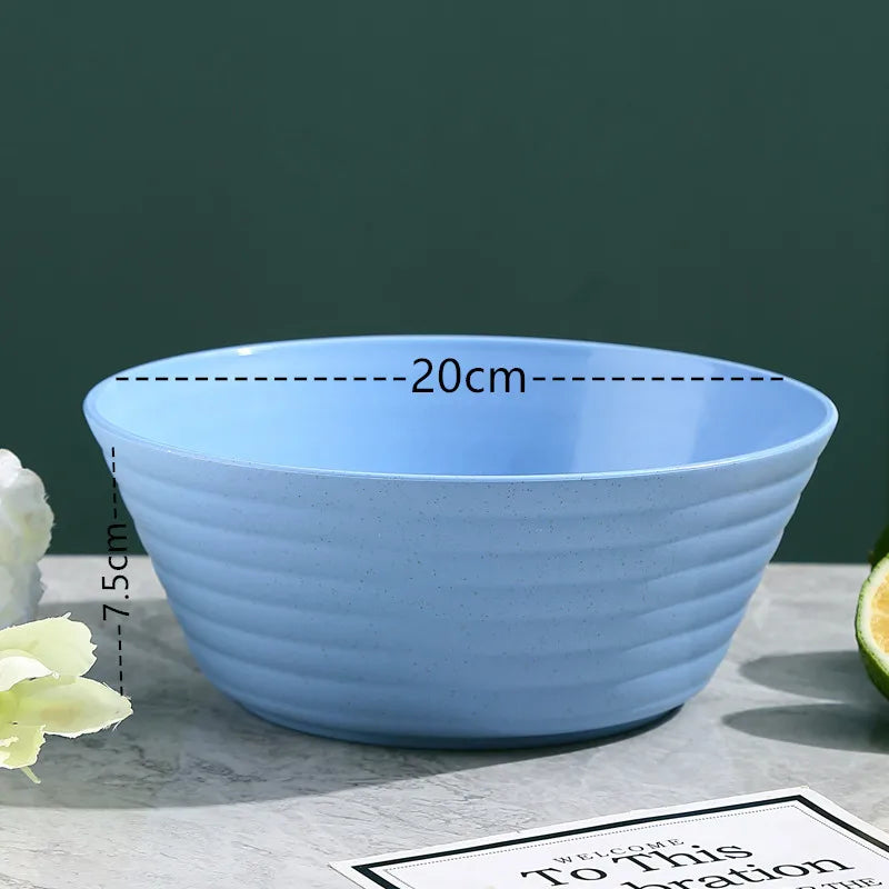 saladier bleu plastique 20 cm