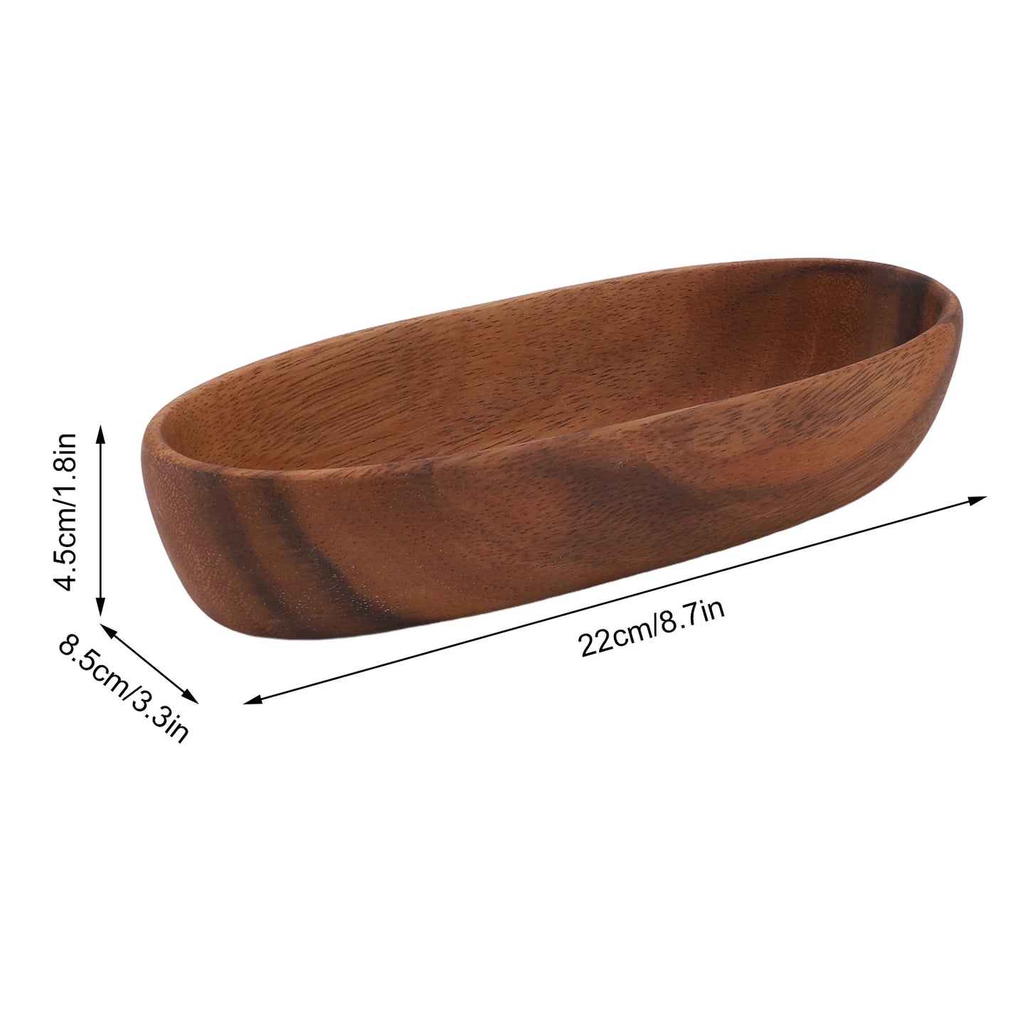 saladier bois bateau 22 cm