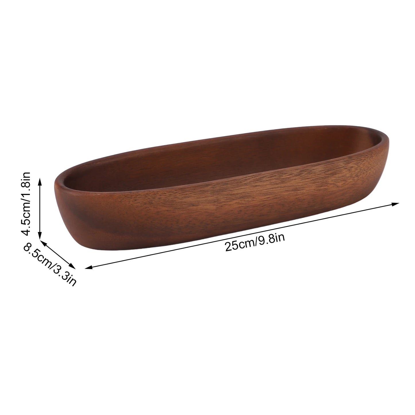 saladier bois bateau 25 cm