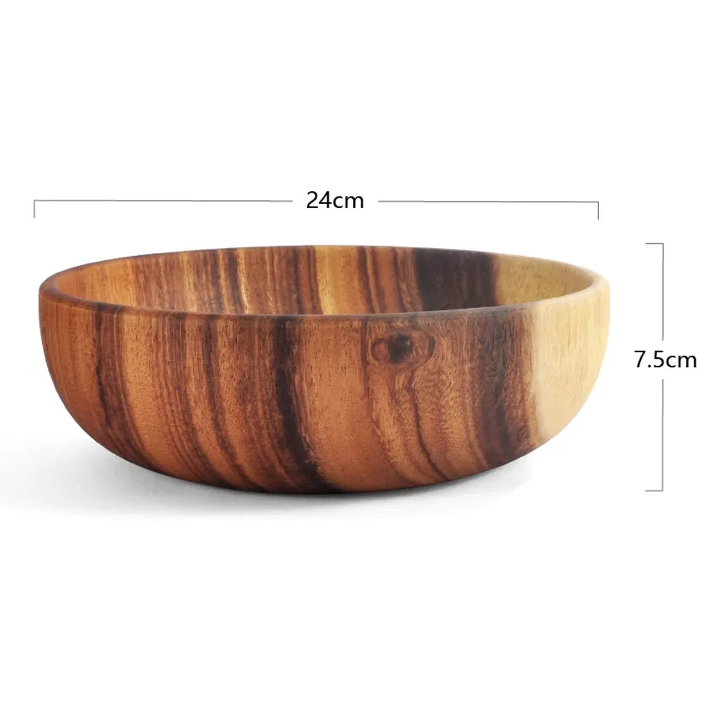 saladier bois naturelle 24 cm