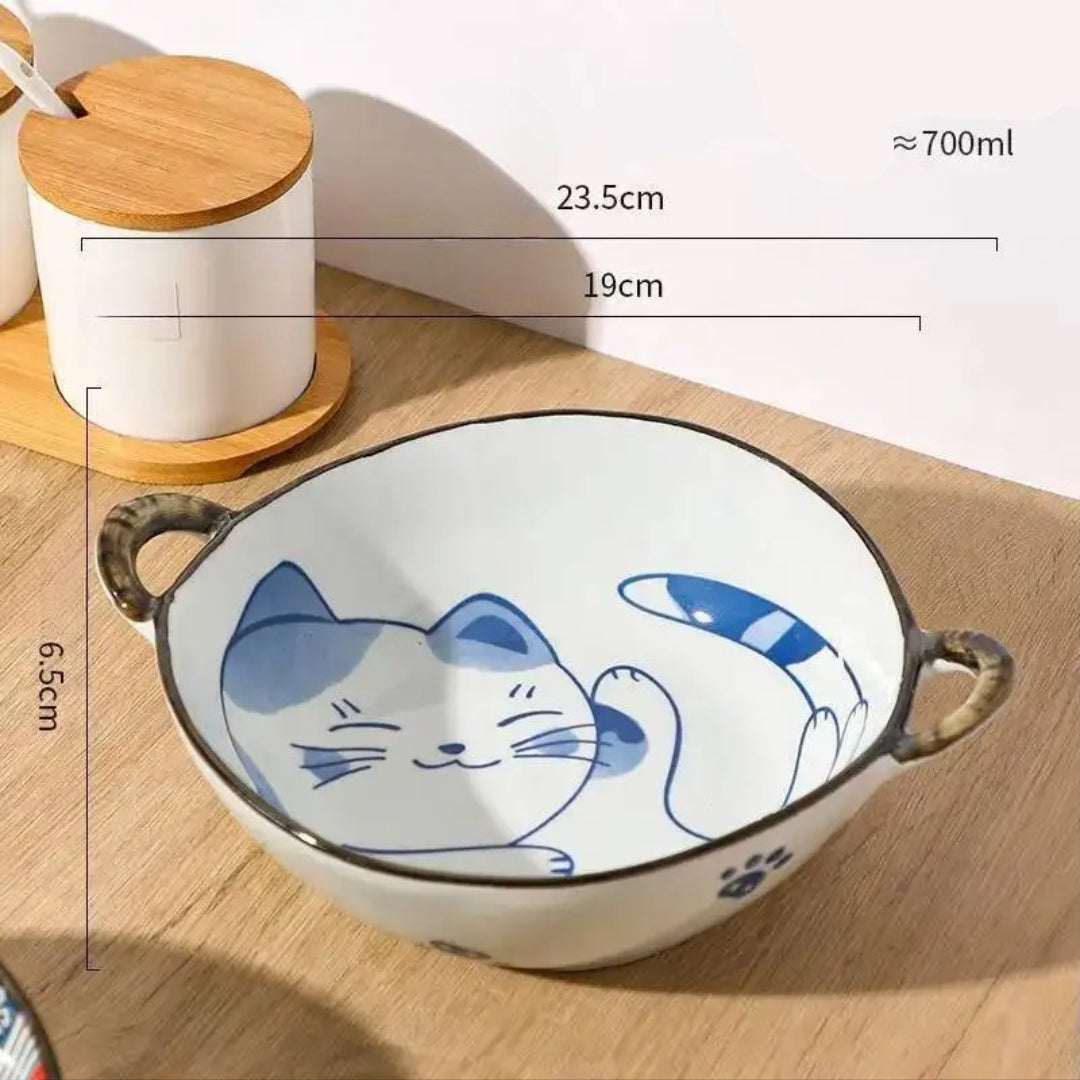 saladier ceramique chat