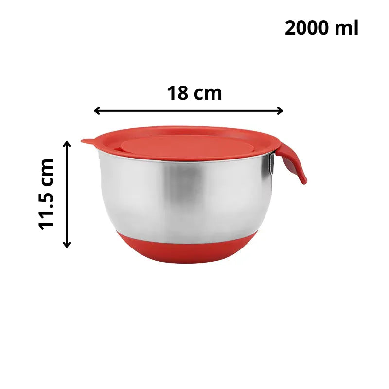 Saladier avec Couvercle Inox