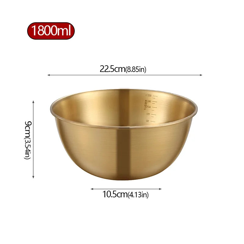 saladier cuisine dore 22.5cm