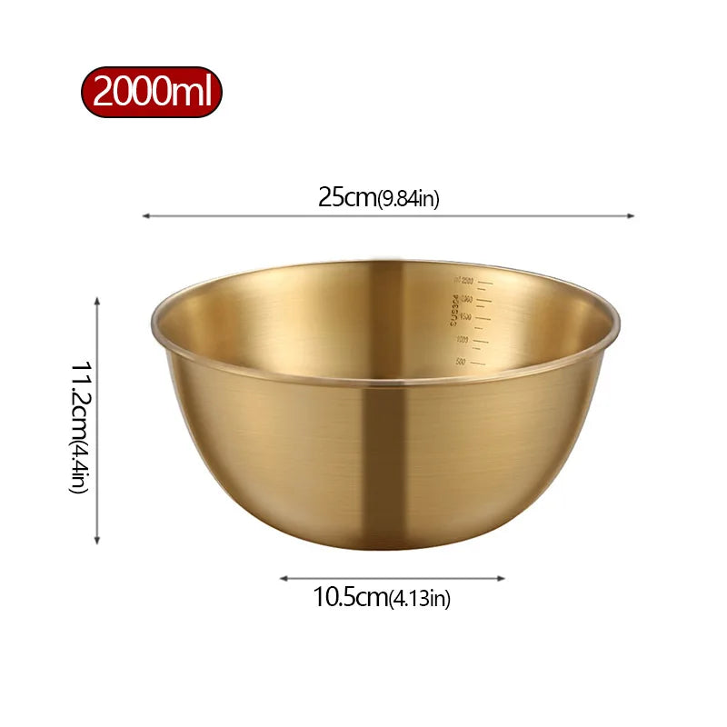 saladier cuisine dore 25cm