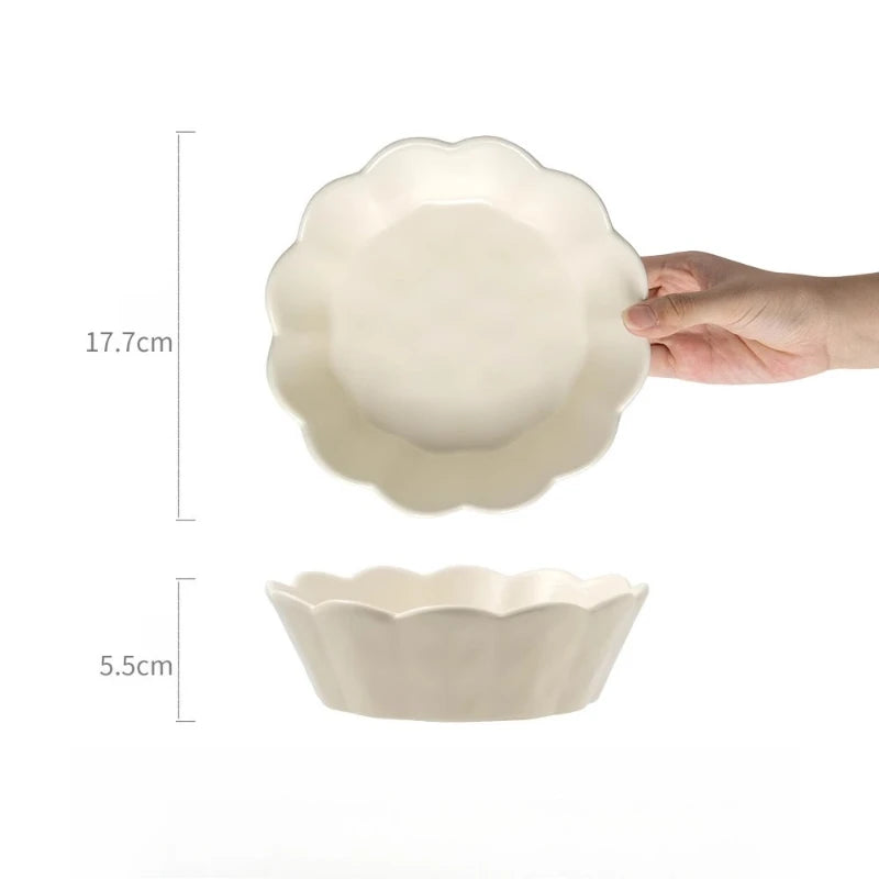 saladier dentelle blanc