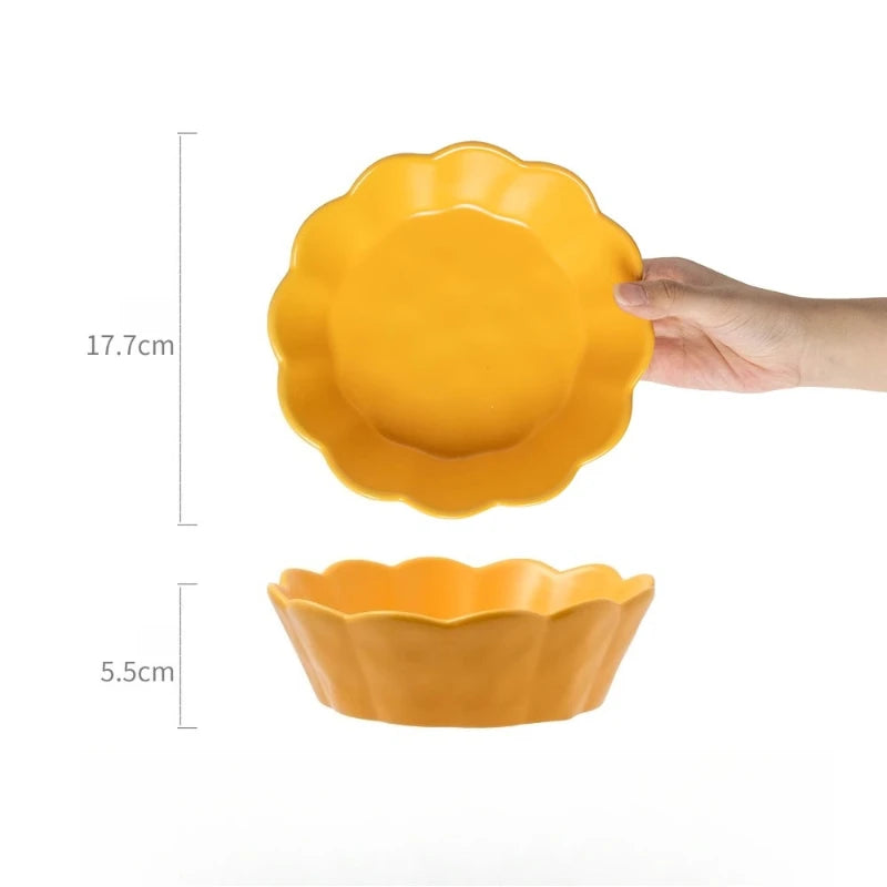 saladier dentelle orange