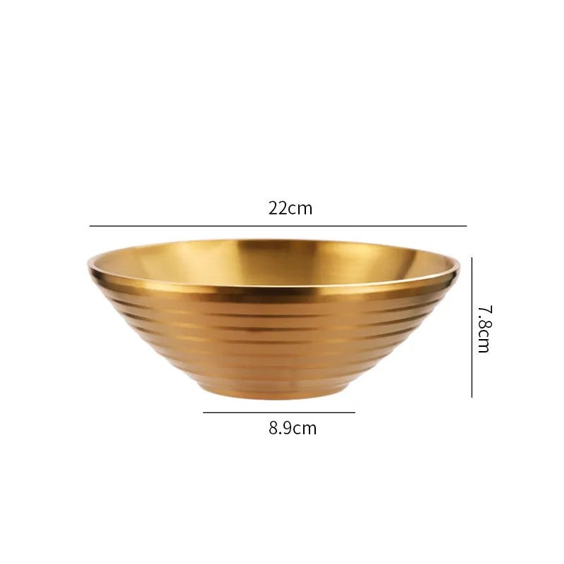 saladier dore 22 cm