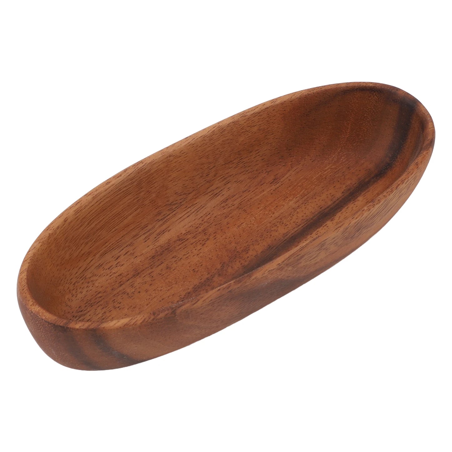 saladier en bois forme de bateau