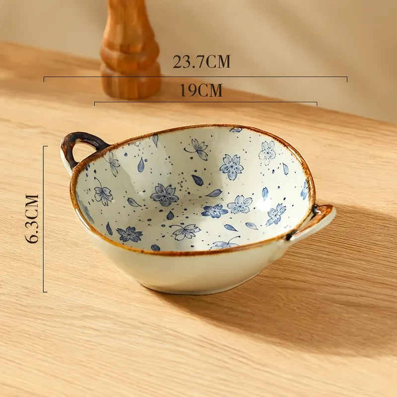 saladier fleur vintage