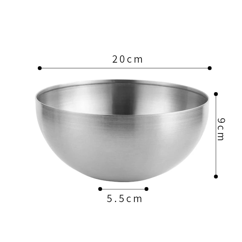 saladier inox argent 20 cm