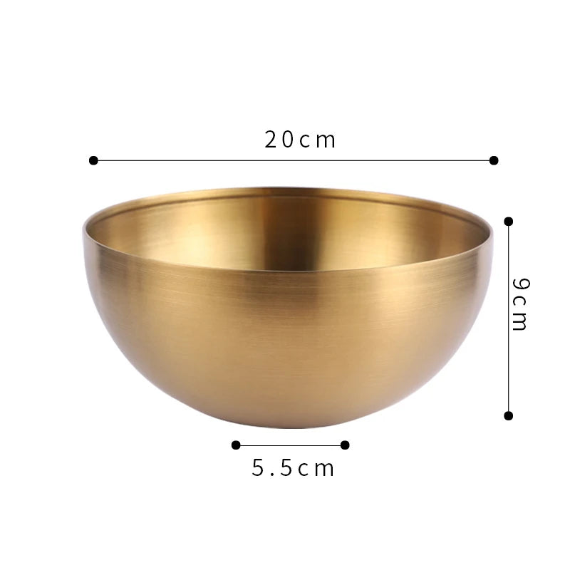 saladier inox dore 20 cm