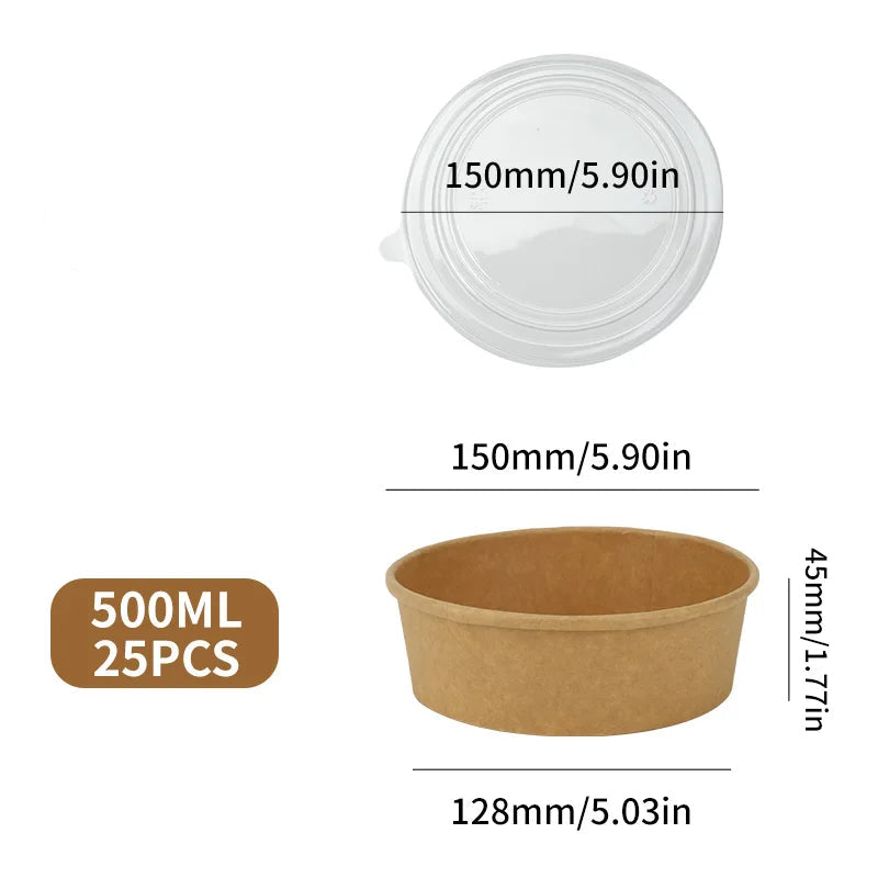 saladier jetable 500ml