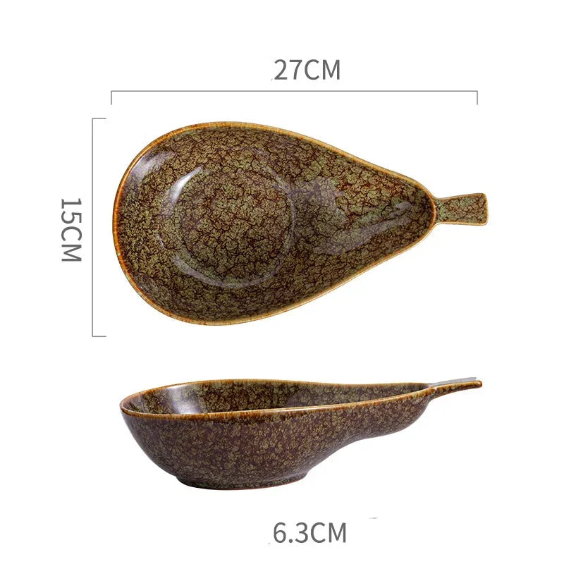 saladier marron poire