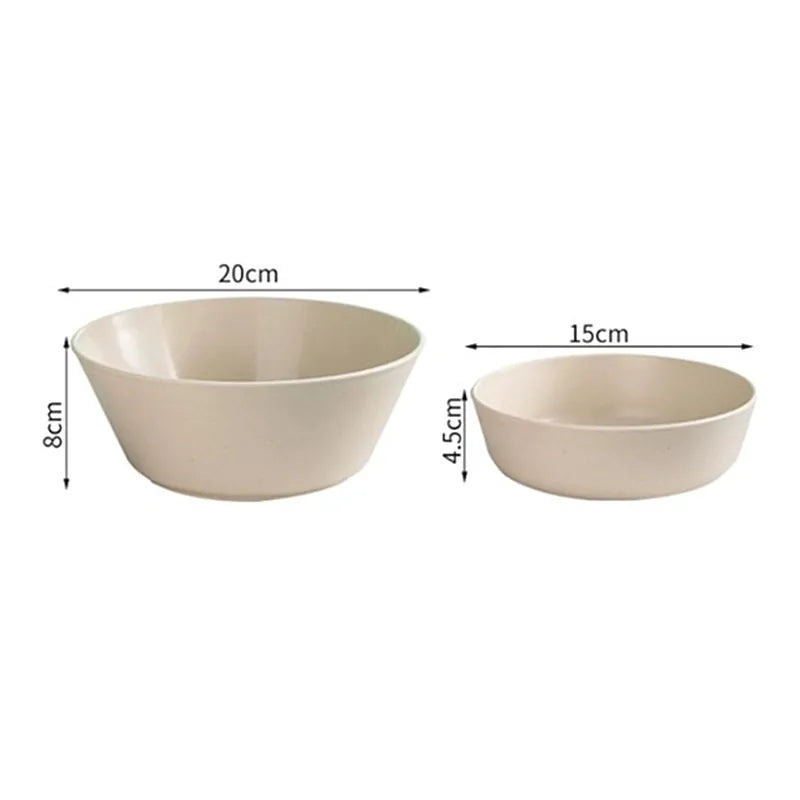 saladier plastique beige reutilisable