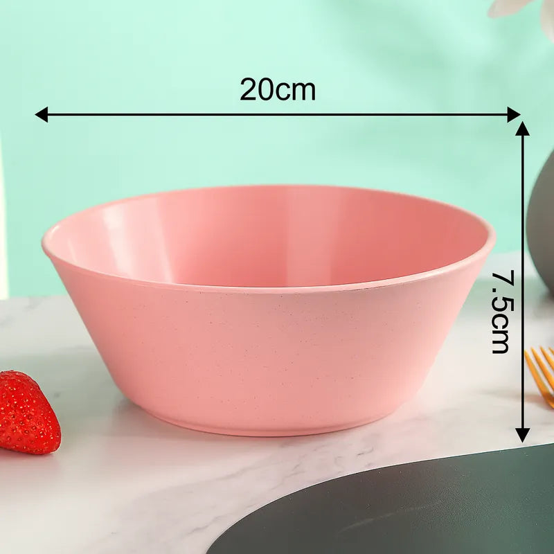 saladier rose en plastique