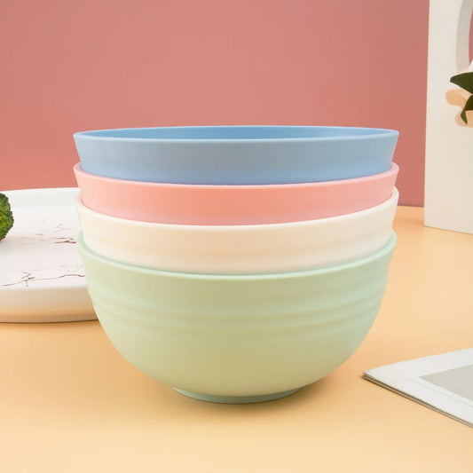 Lot de 4 Saladiers multicolore en plastique