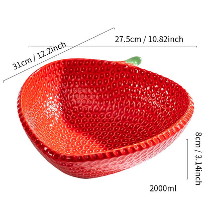 Saladier en Forme de Fraise