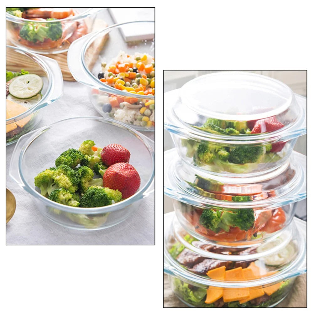 Saladier Couvercle en Verre