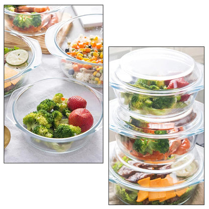 Saladier Couvercle en Verre