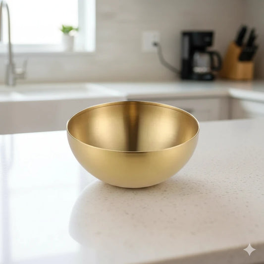 Saladier Inox doré 15 cm