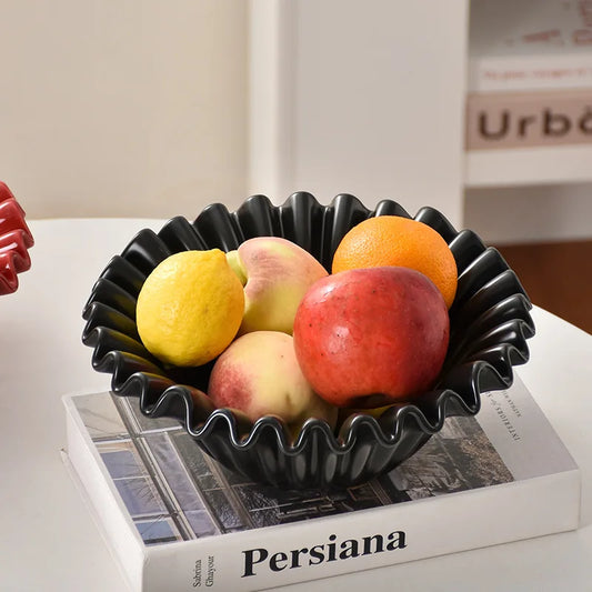 Saladier Noir Dentelle