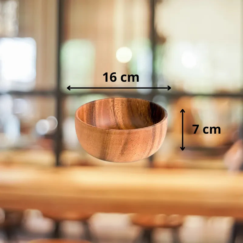 Saladier en Bois de Cerisier 16 cm