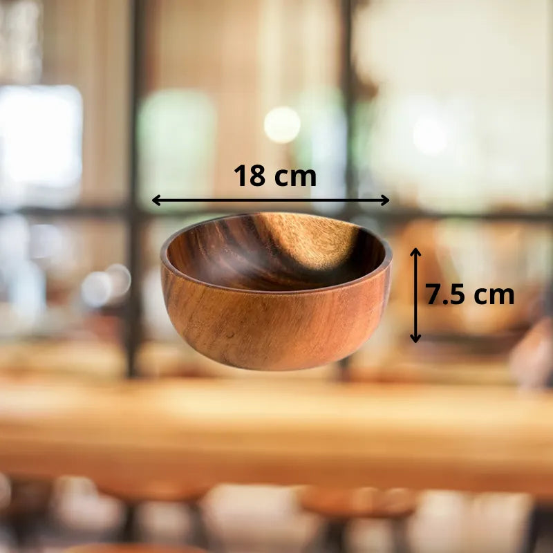 Saladier en Bois de Cerisier 18 cm