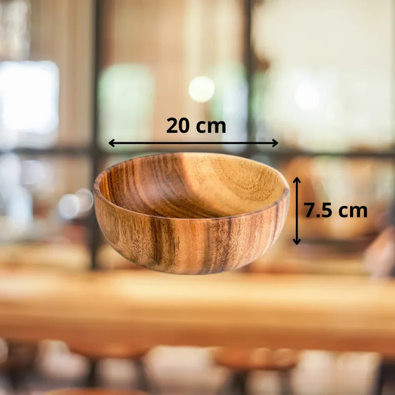 Saladier en Bois de Cerisier 20 cm