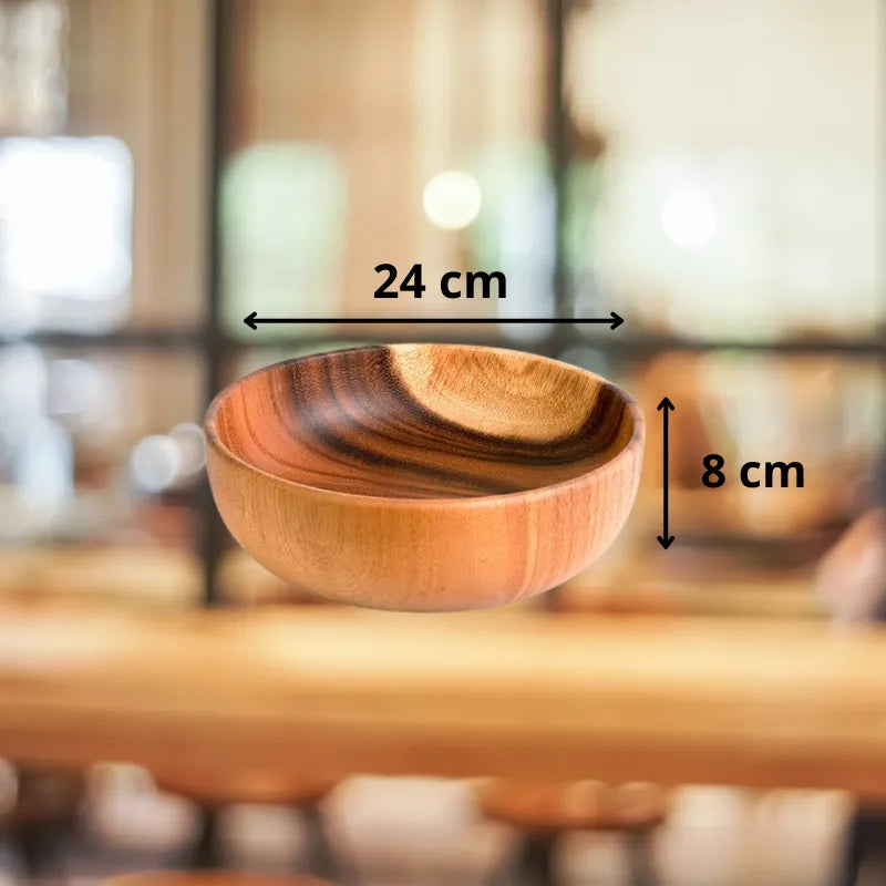 Saladier en Bois de Cerisier 24 cm
