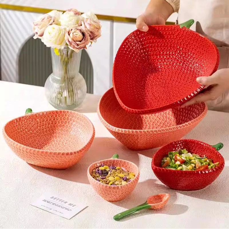 Saladier en Forme de Fraise