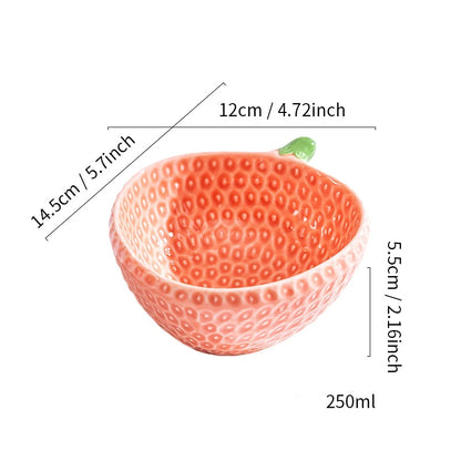 Saladier en Forme de Fraise