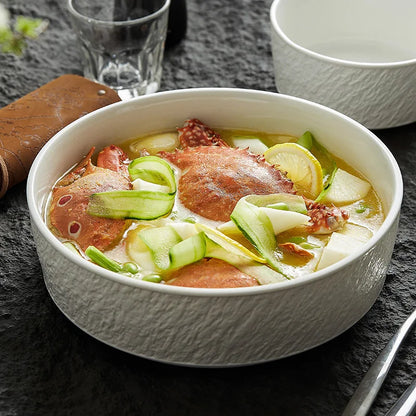 Saladier Porcelaine Plat