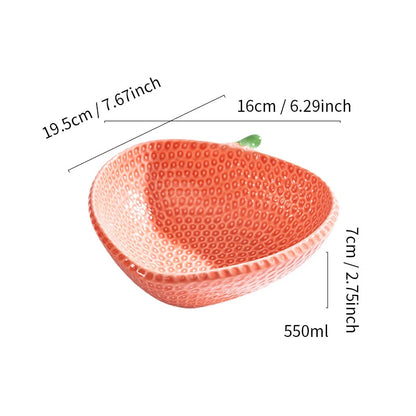 Saladier en Forme de Fraise