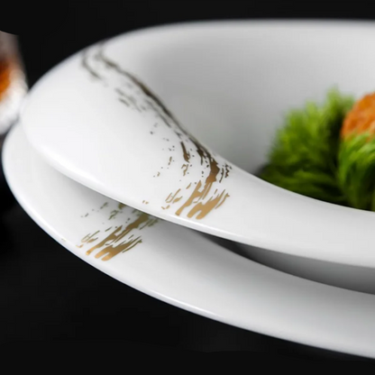 grand saladier ceramique blanc