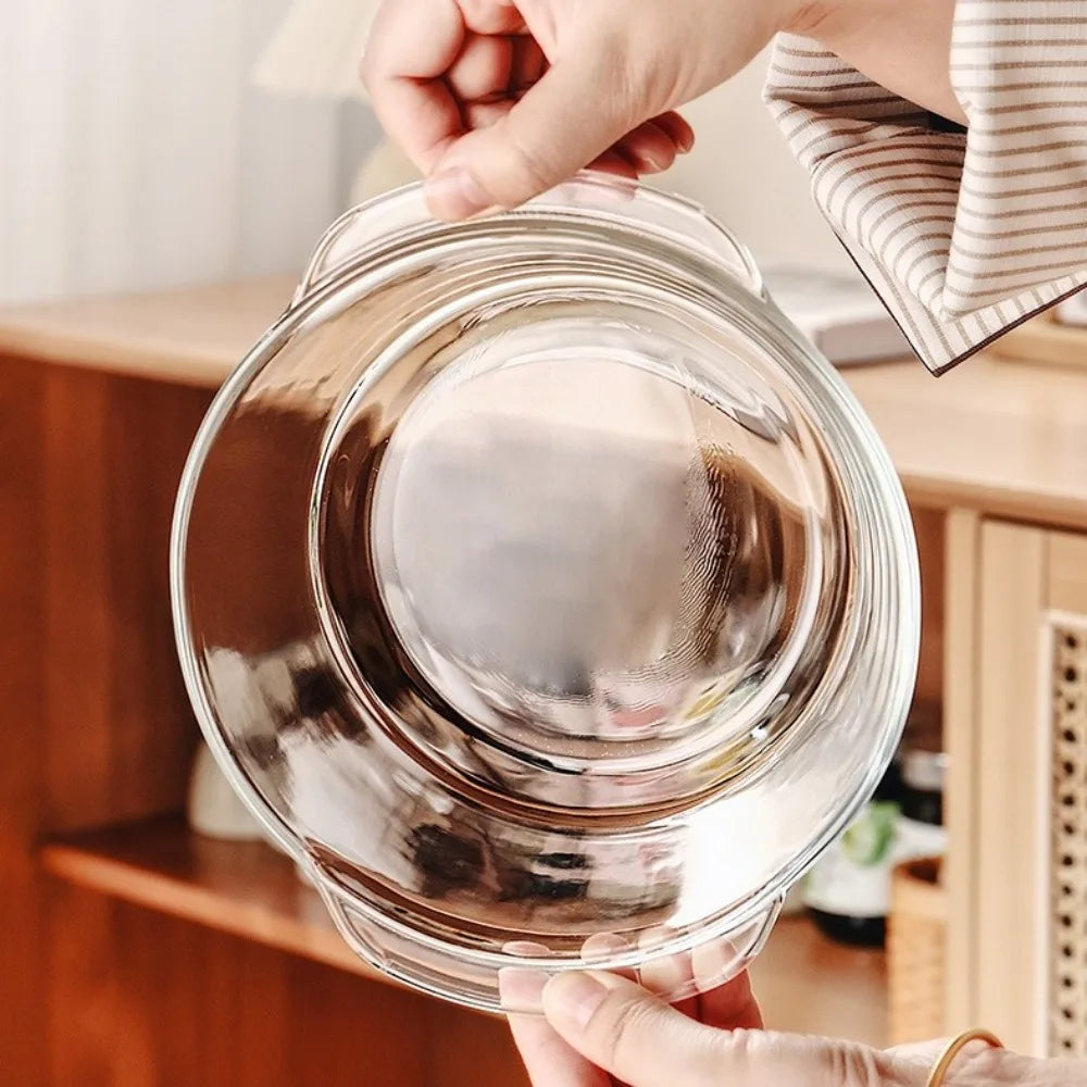 saladier avec couvercle transparent