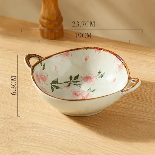 saladier blanc vintage