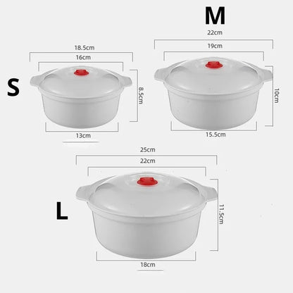 Saladier avec Couvercle Plastique