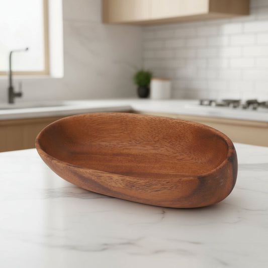 saladier bois bateau naturel