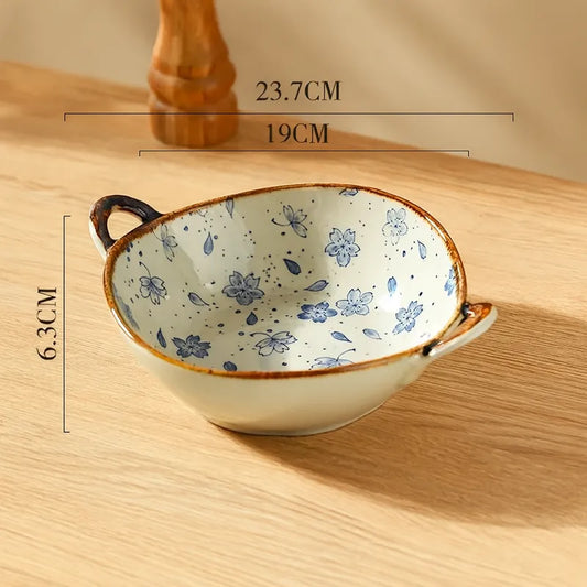 saladier fleur vintage