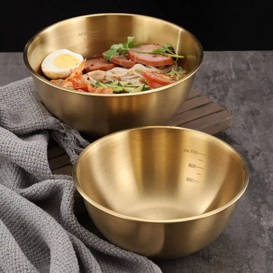 saladier inox dore pas cher