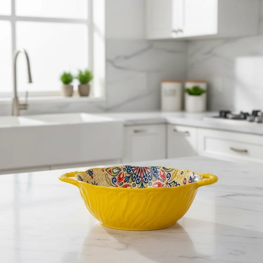 Saladier Céramique Jaune