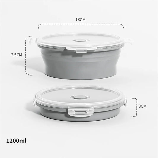saladier pliable avec couvercle